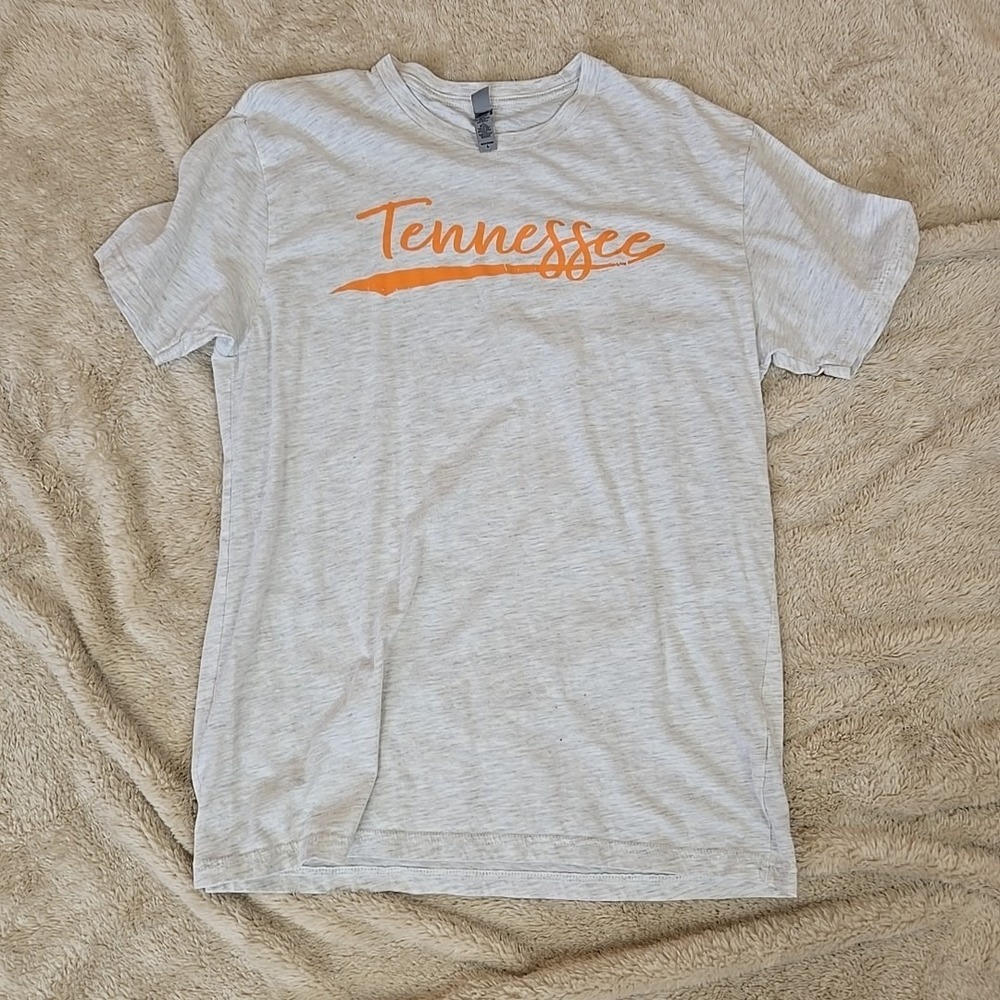 Tennessee‎ Graphic T Shirt Heather Gray Short Sleeve Casual Top